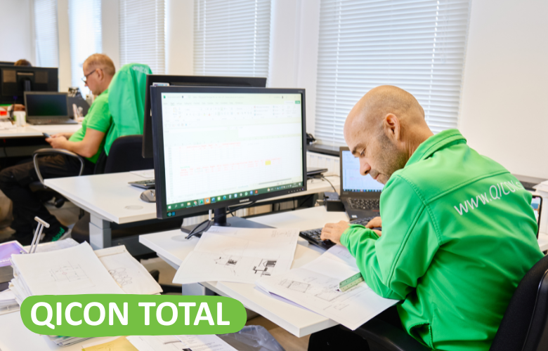 När du beställer projektet tar vårt team vid: vi planerar, samordnar hantverkare och underentreprenörer, beställer material och följer upp varje moment. Allt dokumenteras i det digitala affärssystemet QISY.